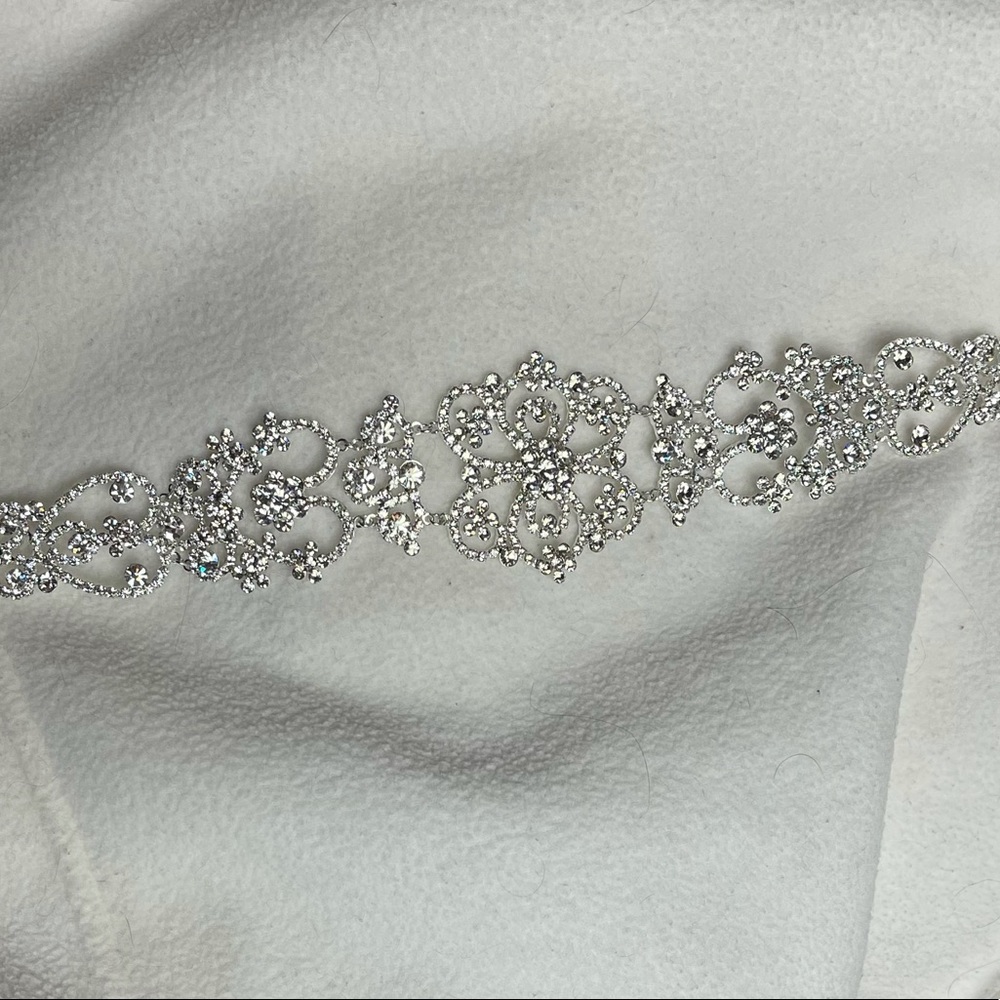 Beaded wedding belt